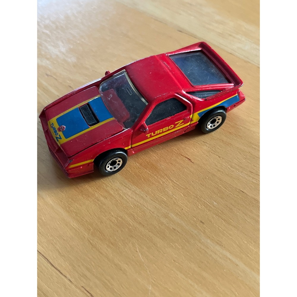 Matchbox 1984 Dodge Daytona Turbo Z Red Vintage Diecast Car Macau Opening Hood